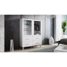 Вітрина LOTTA 120 2D4S Cama білий