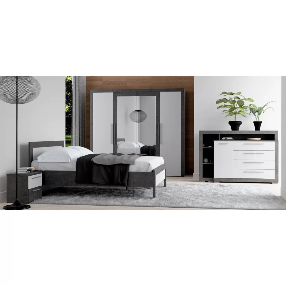 Комод CRMK35L-C272 JULIETTA Forte білий/графітовий