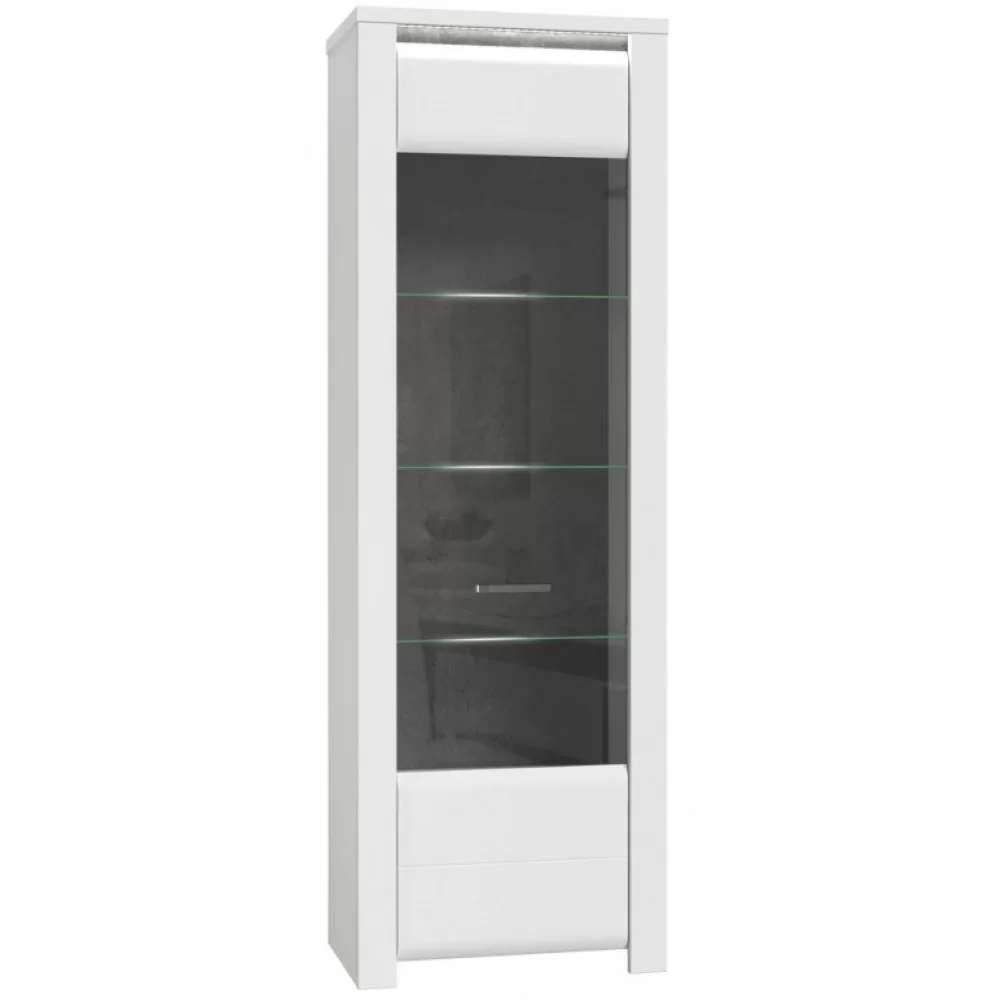 Витрина BUGV711B-C638 BRUGIA Forte белый/графитовый