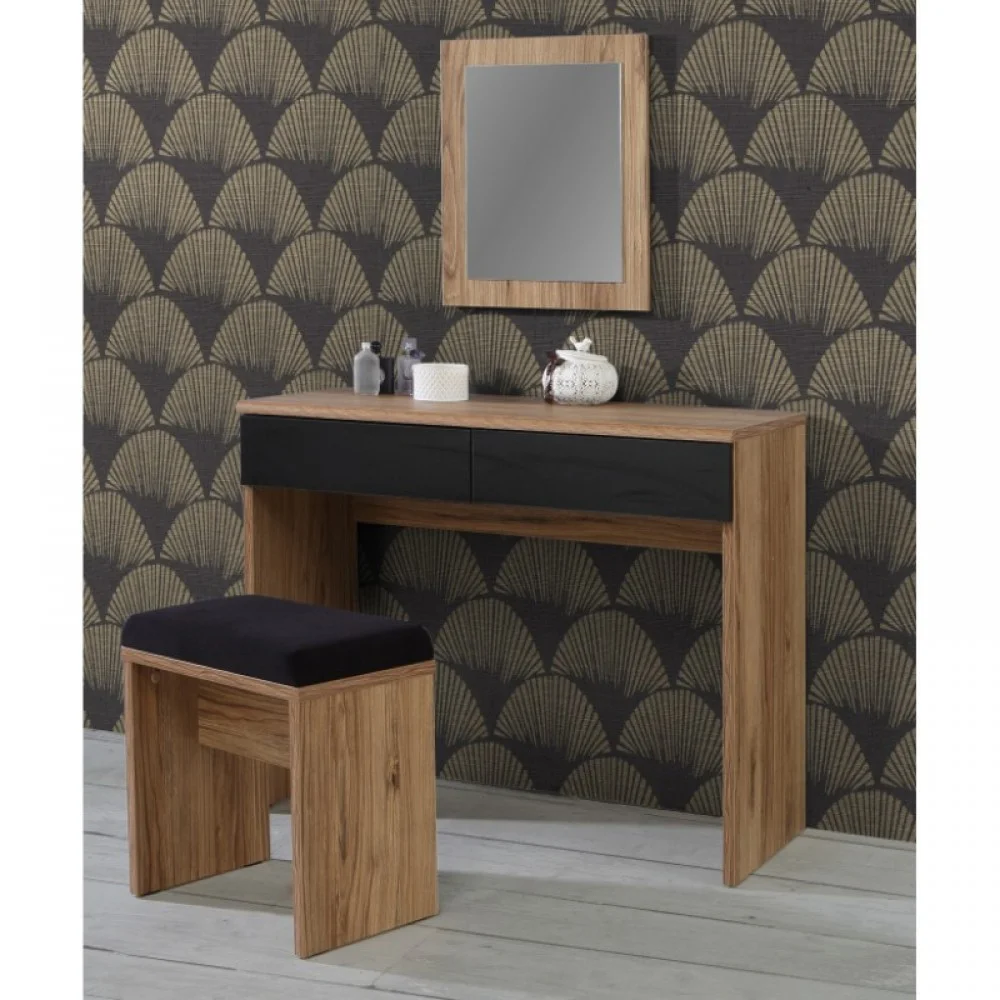 Туалетний столик-SET DQLT321ST-M368A DALATE Forte дуб катання/чорний