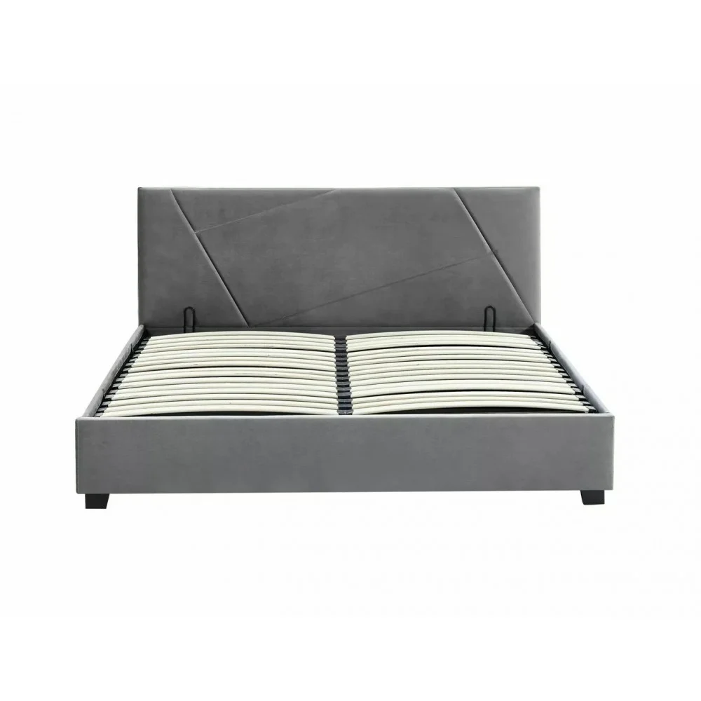 Ліжко Columbia Velvet 140x200 Signal сіре