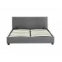 Ліжко Columbia Velvet 140x200 Signal сіре
